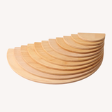 Wooden semicircles - Natural