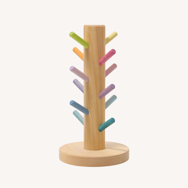 Houten sorteerboom - pastel