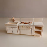 Dollhouse - furniture - kitchen 3 pieces