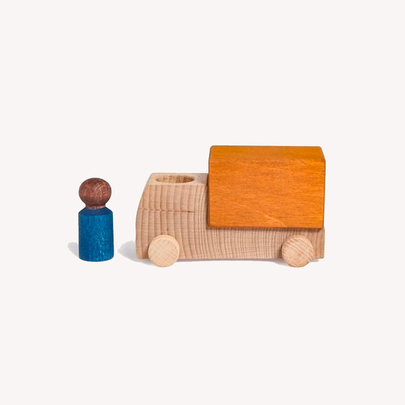 Wooden truck - ochre