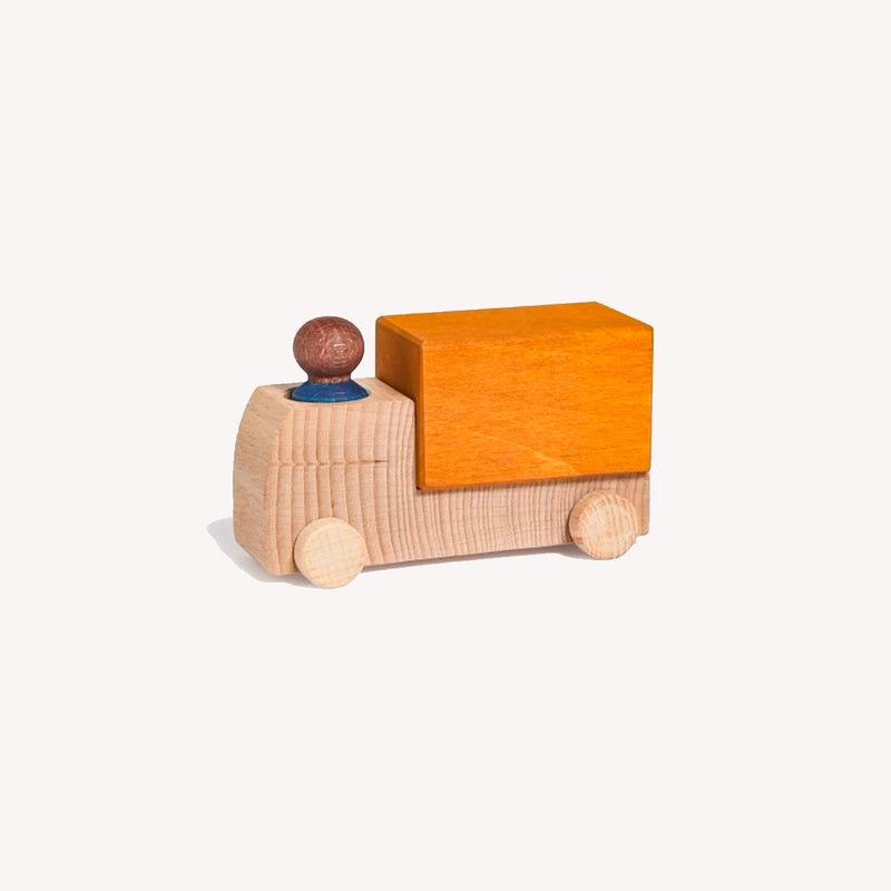 Wooden truck - ochre