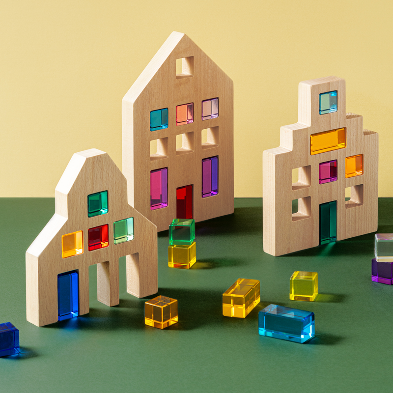 Blokkenset Riley city blocks & gems