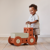 Pre-order | 3-in-1 Baby Walker - Burnt Orange / Dusty Green - 22