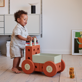 Pre-order | 3-in-1 Baby Walker - Burnt Orange / Dusty Green - 22