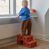 Pre-order | 3-in-1 Baby Walker - Burnt Orange / Dusty Green - 22