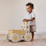 3-in-1 Baby Walker - Sand Gray / Honey Yellow - 22
