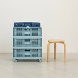 Opbergkrat - wielen - Sky Blue - 4