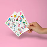 Tattoos Glow in the dark - unicorn Lily