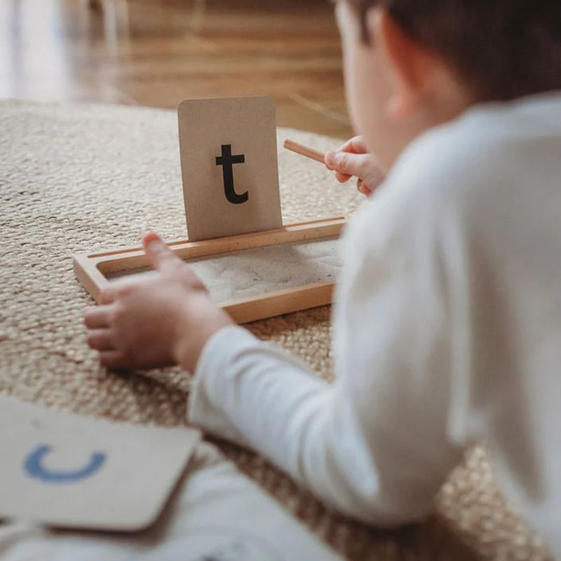 Wooden sand writing board