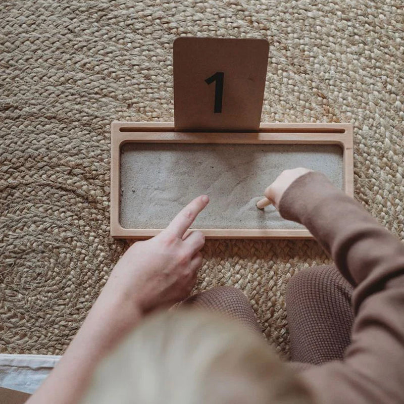 Wooden sand writing board