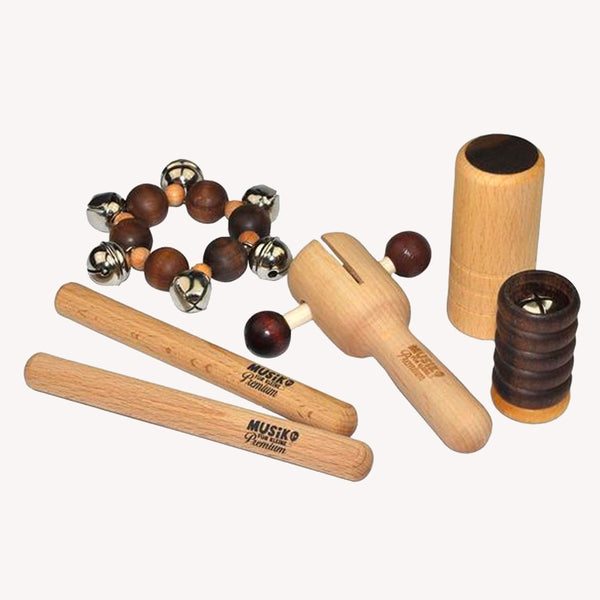 Voggy's wooden percussion set