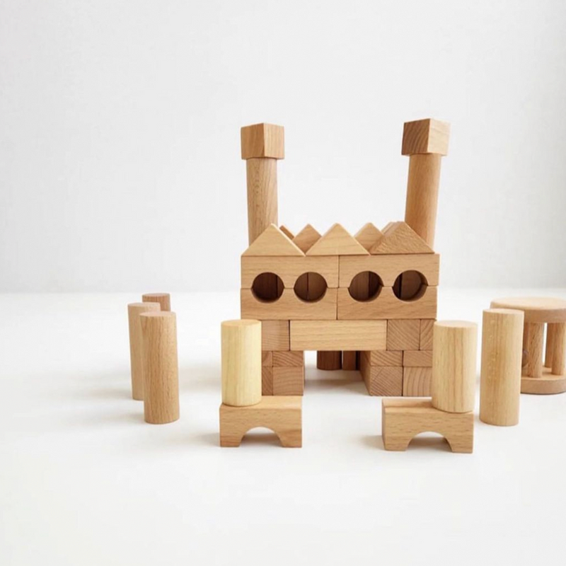 Natural hot sale wooden blocks