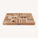 Houten Blokken - naturel 54 st