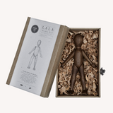 Wooden doll - walnut