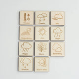 Icons Wooden planner