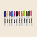 Whiteboard markers - assorted - 12 pcs