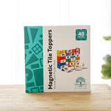 Magnetische tegel toppers - dieren duo puzzel