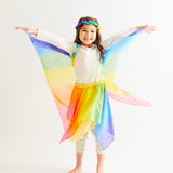 Silk Fairytale Skirt - rainbow