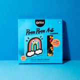 Pompom knutselset - Regenboog