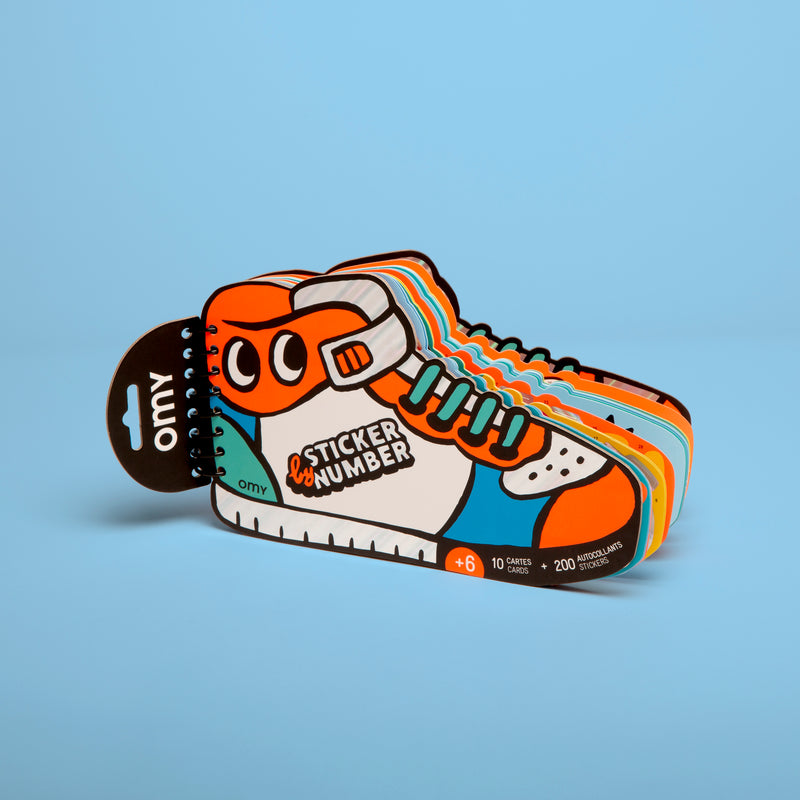 Activity book - sticker op nummer - Street