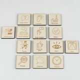 Icons Wooden weekly planner