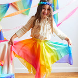 Silk Fairytale Skirt - rainbow