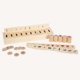 Wooden sorting box world explorer