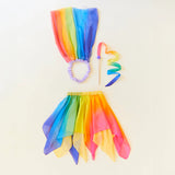 Silk Fairytale Skirt - rainbow