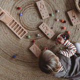 Wooden numbers - counting blocks