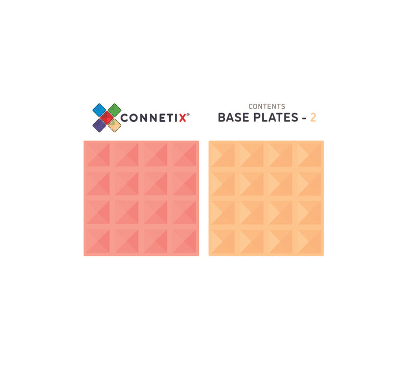 PRE-ORDER | Base Plate - Lemon & Peach - 2 stk