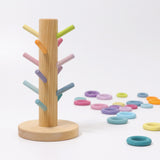 Wooden sorting tree - pastel