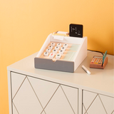 Houten speelgoed kassa