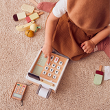 Houten speelgoed kassa