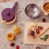 Houten speelset kookgerei bistro