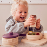 Houten speelset kookgerei bistro