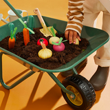 Houten speelset kist met groenten