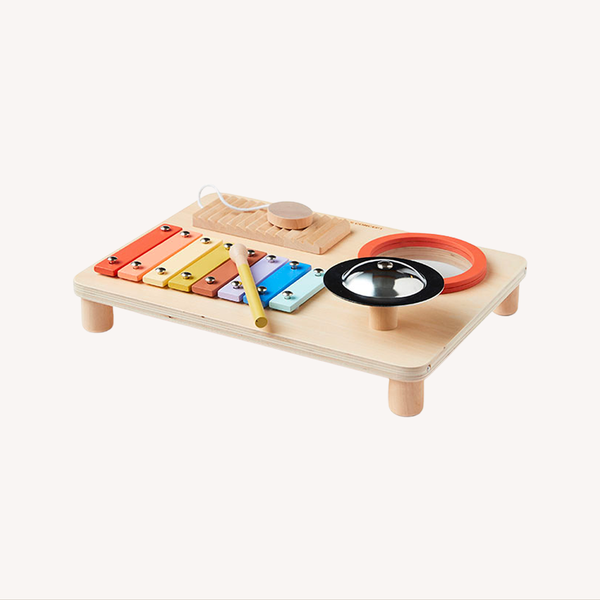 Houten muziekbord