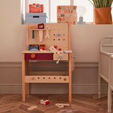 Houten werkbank met accessoires - Hub - 39-delig