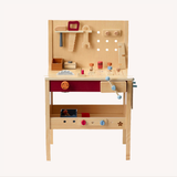 Houten werkbank met accessoires - Hub - 39-delig