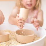 Nesting Bowl set - Bakjes en zeef - naturel