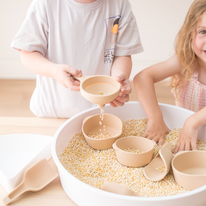 Nesting scoops - schepjes - naturel