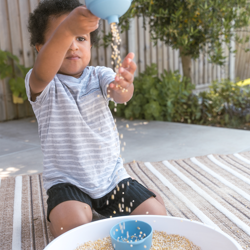 Starter tool kit sensorisch spel - blauw - 5 stk