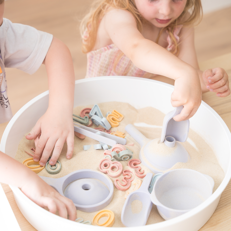 Starter tool kit sensorisch spel - paars - 5 stk