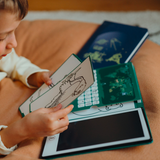 Kidydraw mini tekenbord - Dieren over de hele wereld