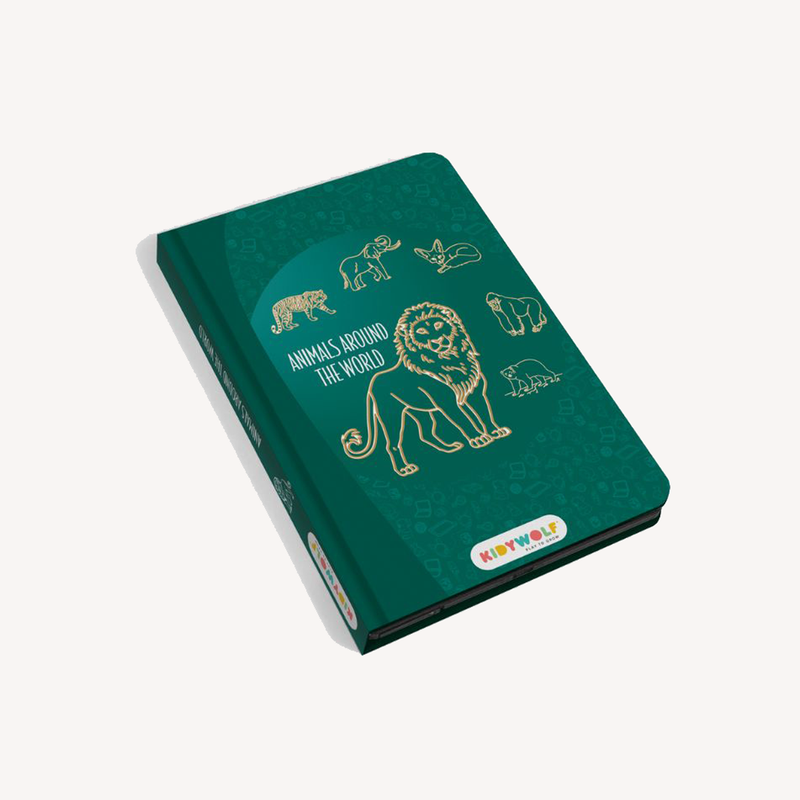 Kidydraw mini tekenbord - Dieren over de hele wereld