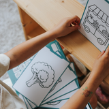 NEW: Kidydraw mini tekenbord - My little market