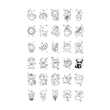 NEW: navulling Kidydraw mini - prinsessen & kawaii 4+