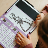 NEW: navulling Kidydraw mini - prinsessen & kawaii 4+