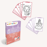 NEW: navulling Kidydraw mini - prinsessen & kawaii 4+