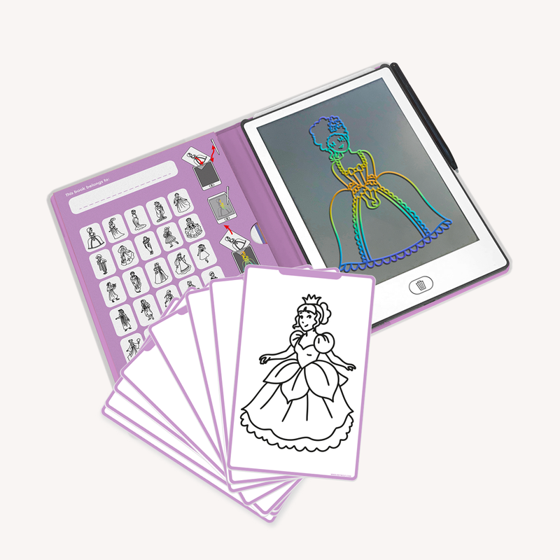 Kidydraw mini tekenbord - Prinsessen
